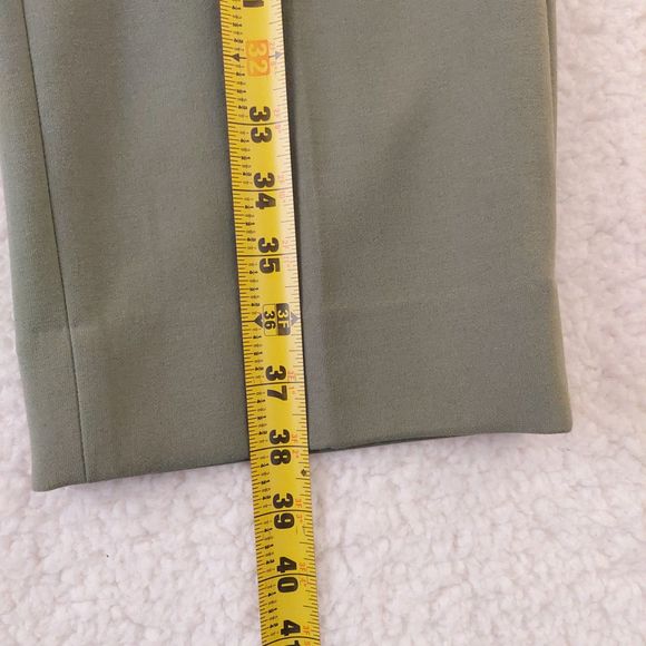 J. Crew Kate Straight Leg Stretch Green Chino Pants Women's Sz 14 NWT - Picture 10 of 13